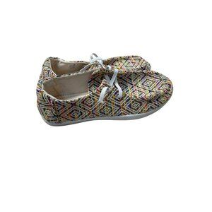 Rocket Dog Women's Slip On Sneaker Geometric Colorful Size 7.5